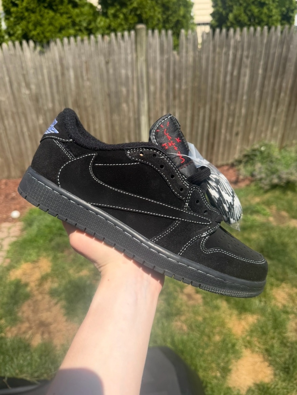 Air Jordan 1 Retro Low Travis Scott
"Black Phantom"